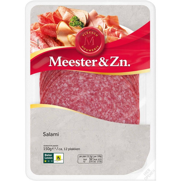 Meester & Zn. Gerookte salami