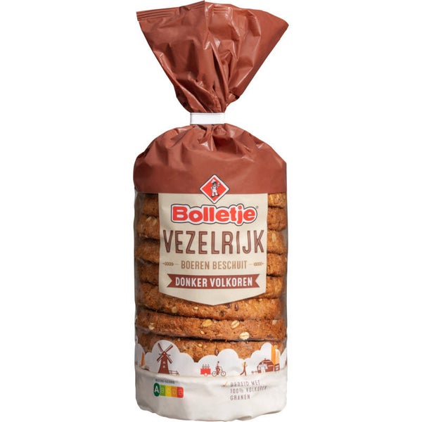 Bolletje Vezelrijk boeren beschuit volkoren