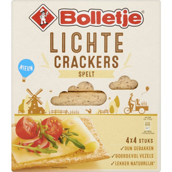 Bolletje Lichte crackers spelt