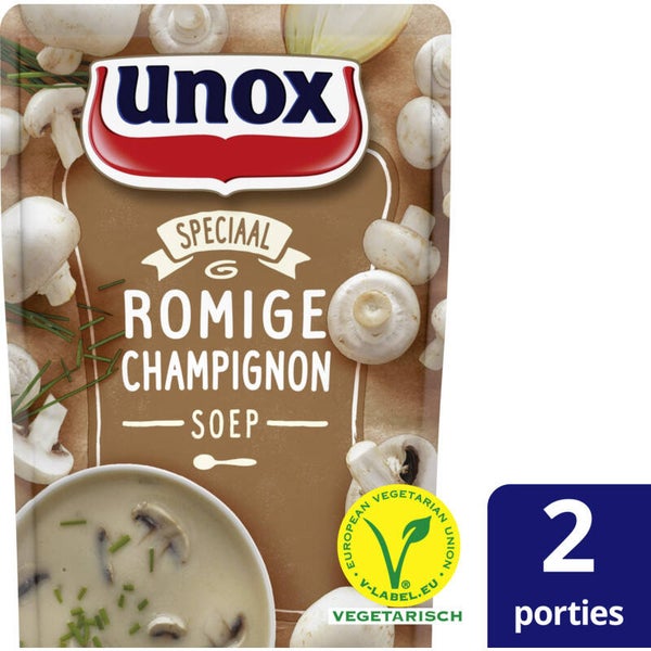 Unox Soep in zak champignonsoep