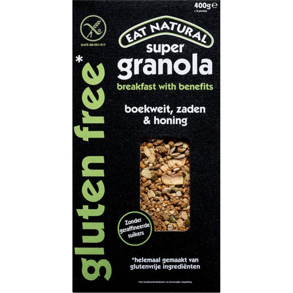 Eat Natural Super granola boekweit gluten free