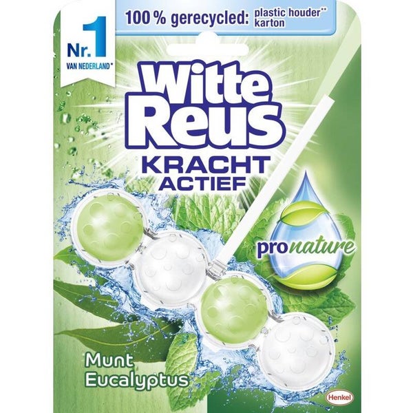 Witte Reus Krachtig actief munt eucalyptus wc-blok