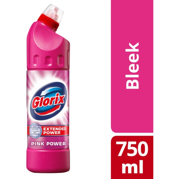 Glorix Toiletreiniger bleek pink flower