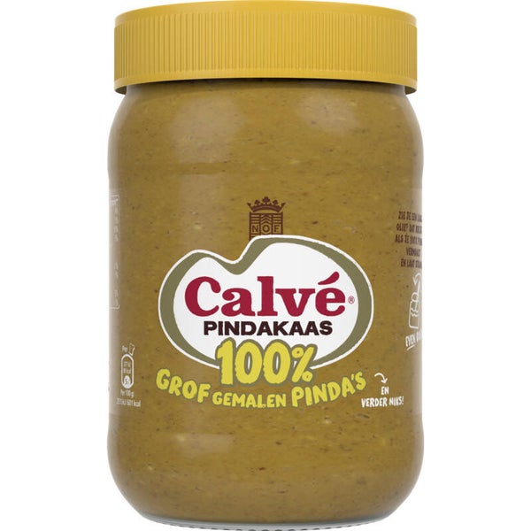 Calvé Pindakaas 100% pindas grof