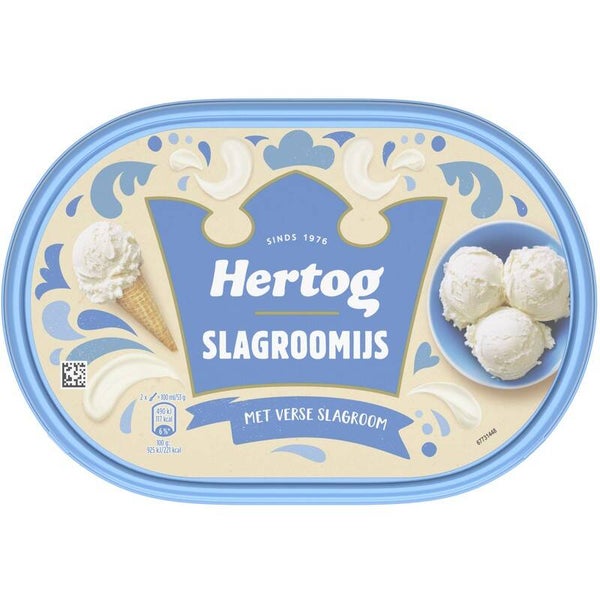 Hertog Slagroomijs