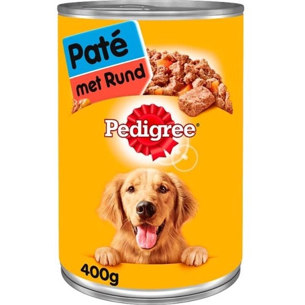 Pedigree Natvoer blik - paté met rund