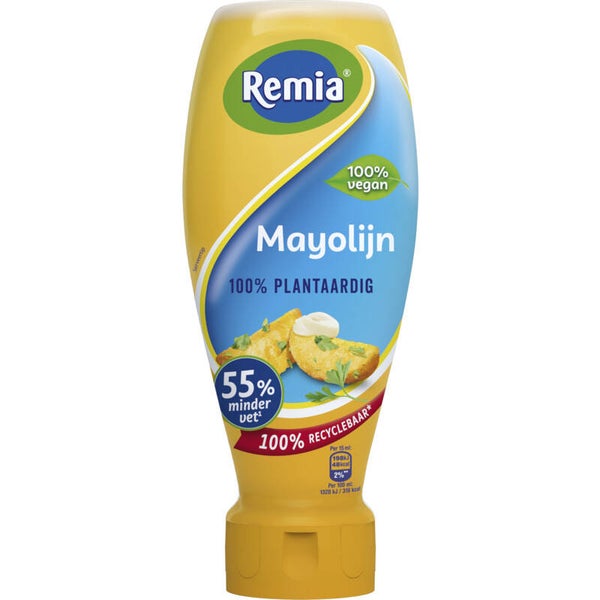Remia Mayolijn 100% plantaardig fles 0.5l