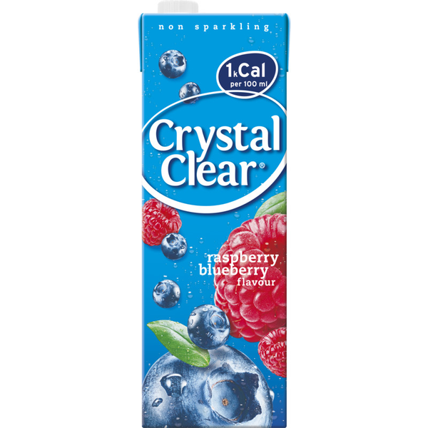 Crystal Clear Raspberry & blueberry