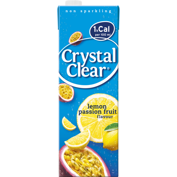 Crystal Clear Citroen- en passievruchtsmaak
