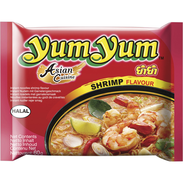 Yum Yum Shrimp flavour instant noodles