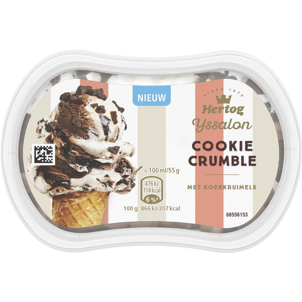 Hertog IJssalon cookie crumble