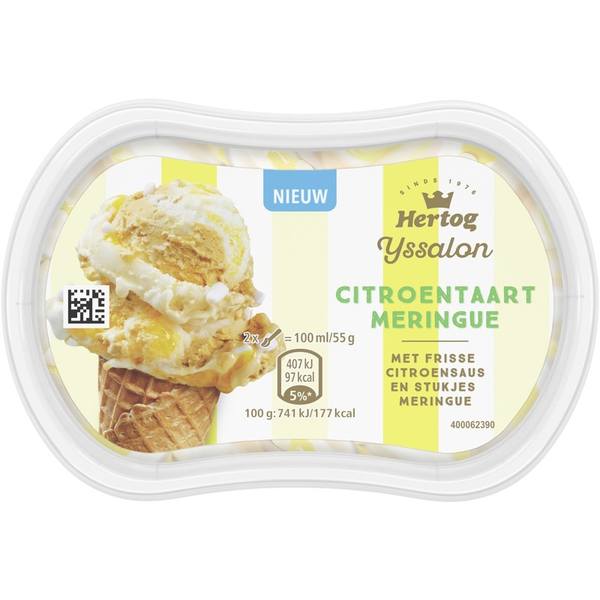 Hertog Citroentaart meringue