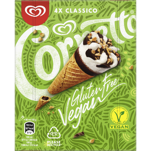 Cornetto Classico glutenfree vega