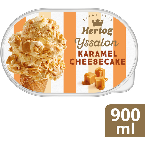 Hertog IJssalon karamel cheesecake