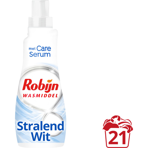 Robijn Klein & krachtig stralend wit wasmiddel