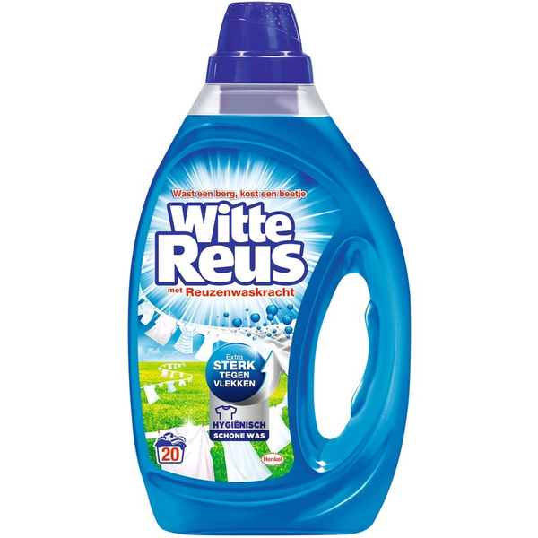 Witte Reus Wasmiddel vloeibaar gel wit