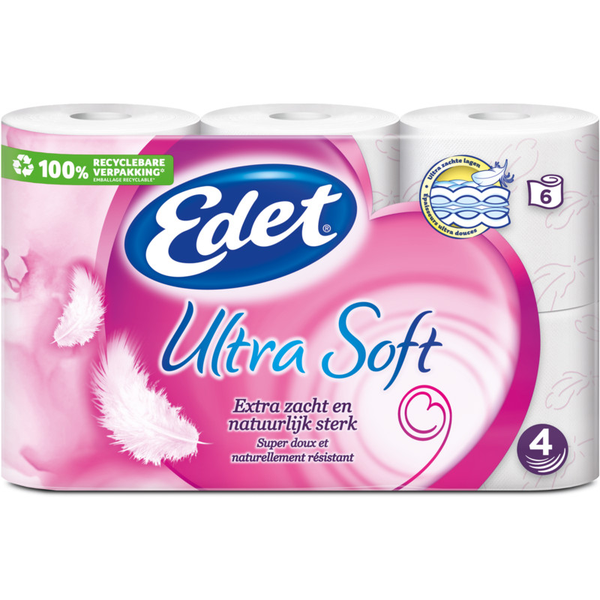 Edet Ultra soft 4-laags toiletpapier