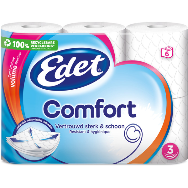 Edet Toiletpapier comfort 3-laags