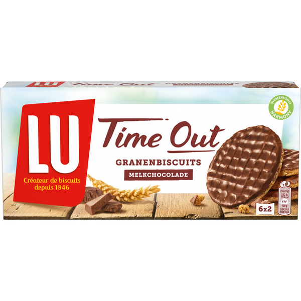 LU Time Out granenbiscuits melkchocolade