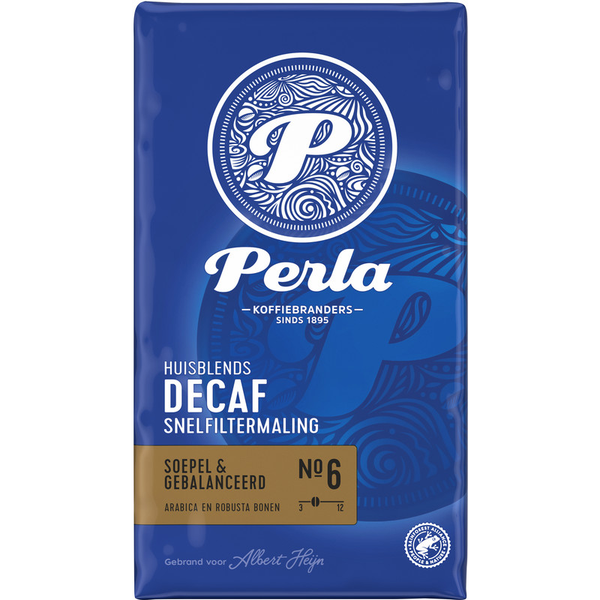 Perla Huisblends Decaf snelfiltermaling 500g