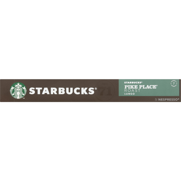 Starbucks Nespresso pike place lungo capsules