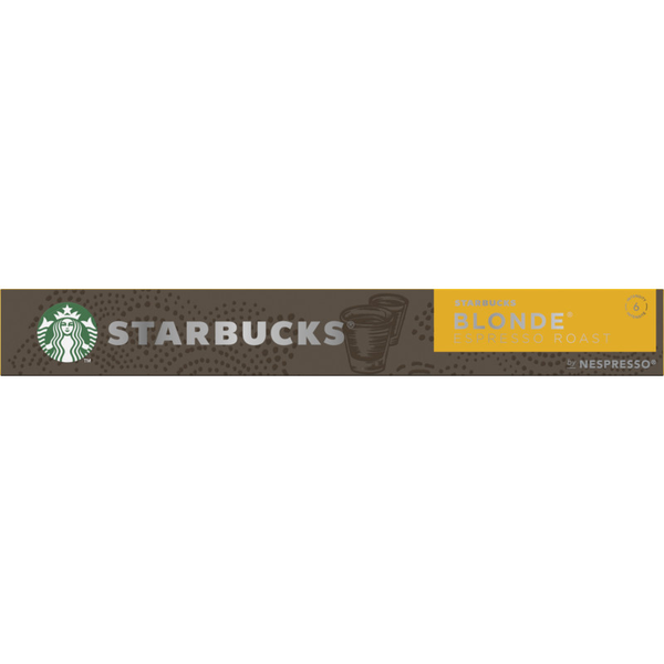 Starbucks Nespresso blonde espresso roast capsules