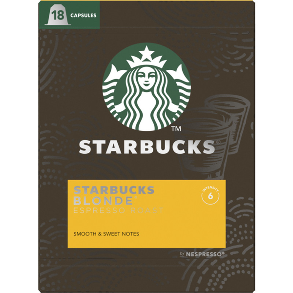 Starbucks Nespresso blonde espresso roast capsules
