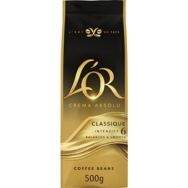 L'OR Crema absolu classique coffee beans