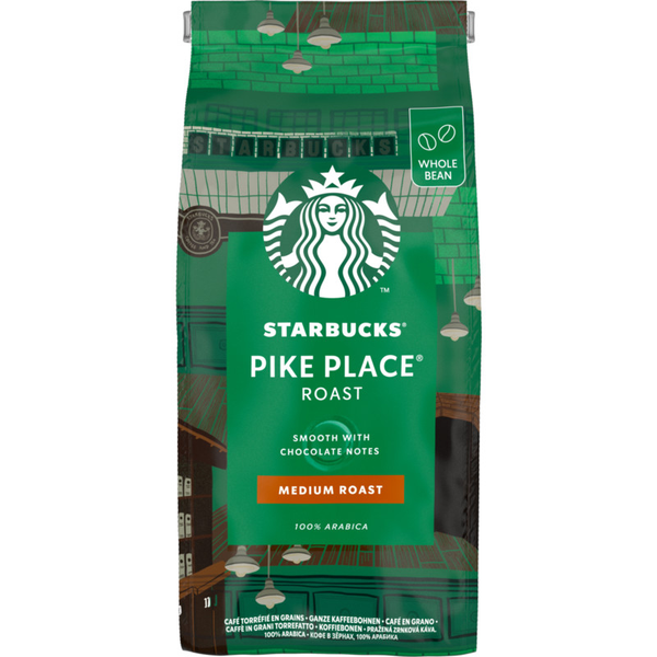 Starbucks Pike place roast medium roast bonen