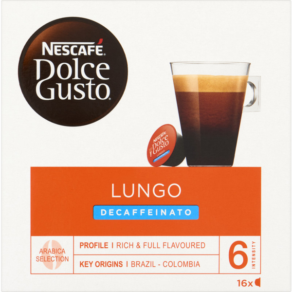 Nescafé Dolce Gusto Lungo decaffeinato capsules