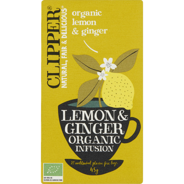 Clipper Organic lemon & Ginger infusion