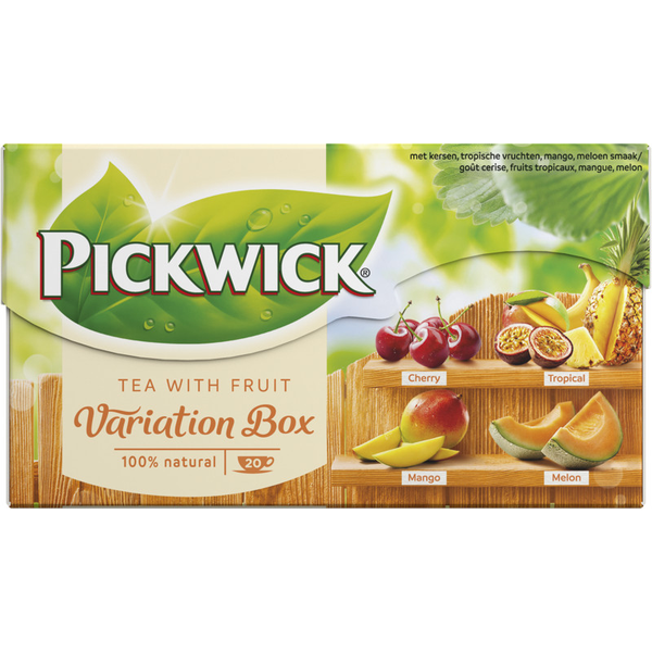 Pickwick Tea with fruit variatiebox orange