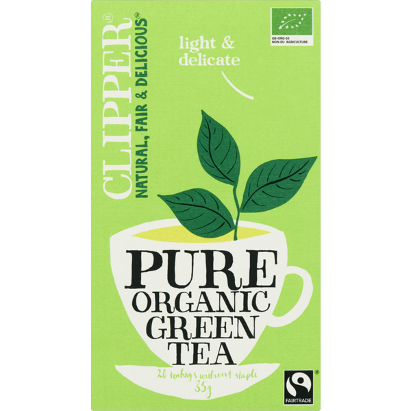 Clipper Organic pure green tea