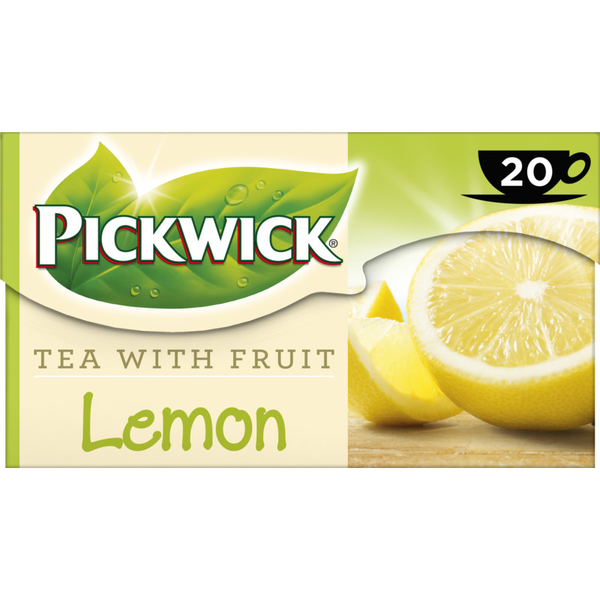 Pickwick Tea with fruit lemon