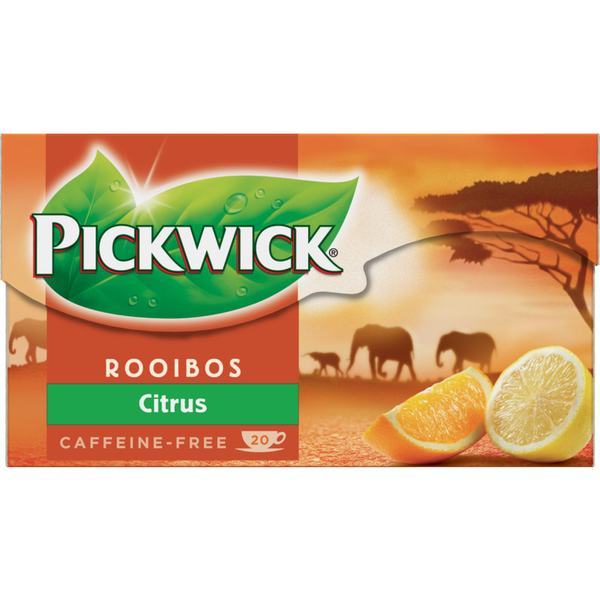 Pickwick Citrus rooibos thee no caffeine