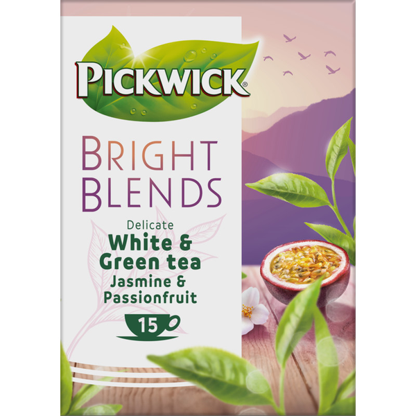 Pickwick Bright blends jasmin & passionfruit thee