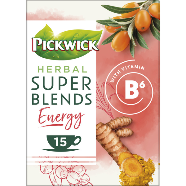Pickwick Herbal super blends energy kruidenthee