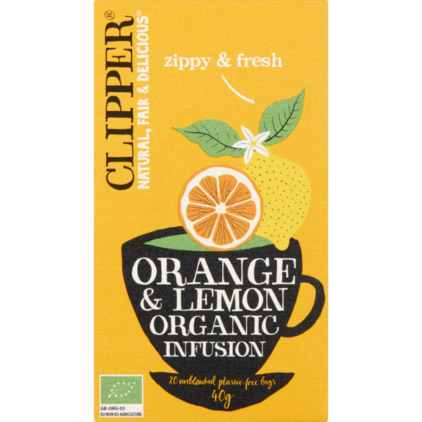 Clipper Organic orange & lemon infusion