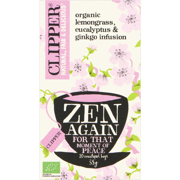 Clipper Organic zen again lemongrass tea