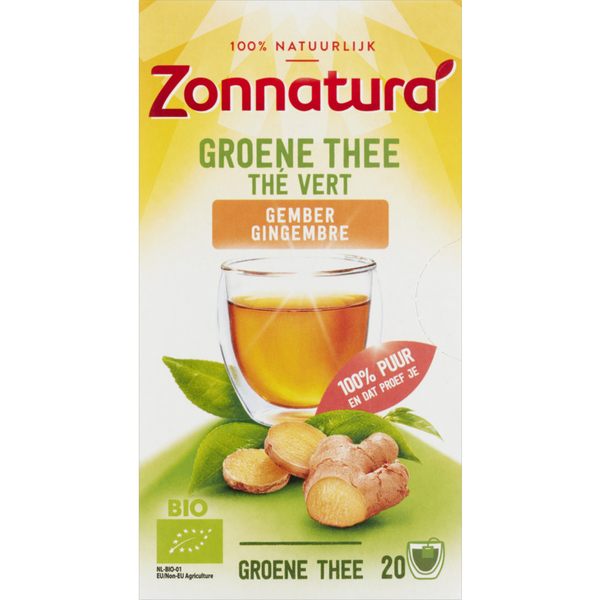 Zonnatura Groene thee gember