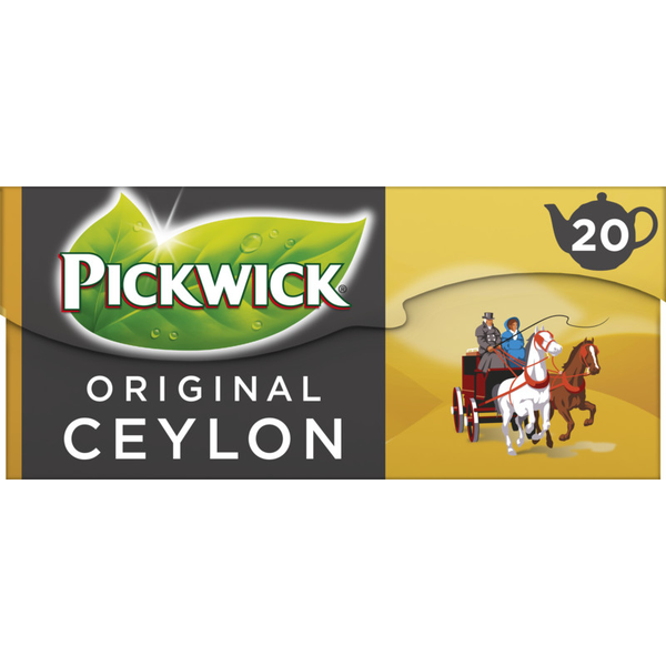 Pickwick Ceylon zwarte thee meerkops