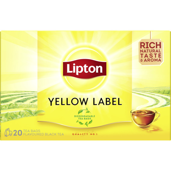 Lipton Zwarte thee yellow label