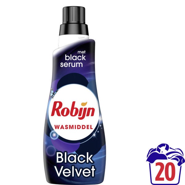 Robijn Klein & krachtig black velvet wasmiddel