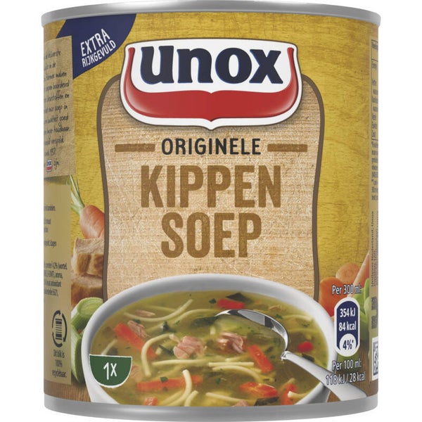 Unox Soep in blik stevige kippensoep