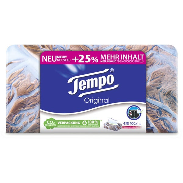 Tempo Original box 4-laags 12x100cm