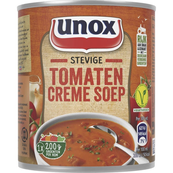 Unox Soep in blik stevige tomaten-cremesoep 300ml