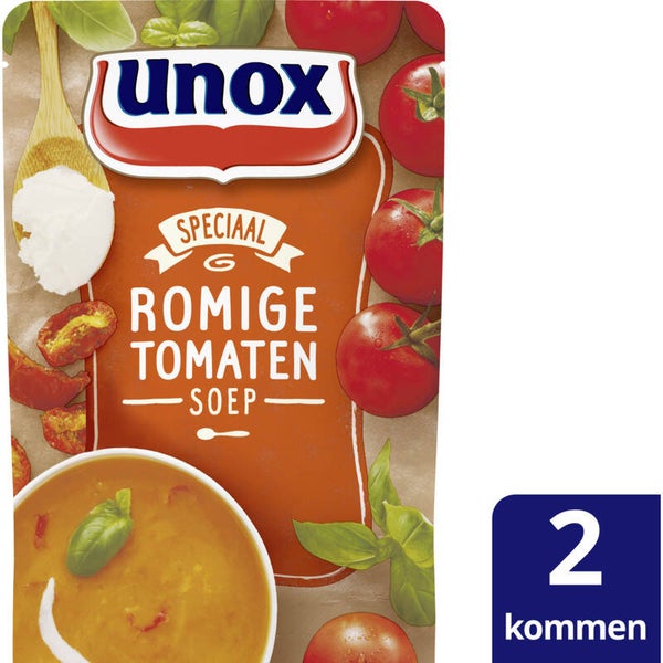 Unox Soep in zak romige tomatencrème soep
