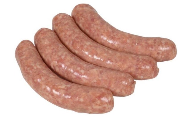 Varkensbraadworst 4 stuks