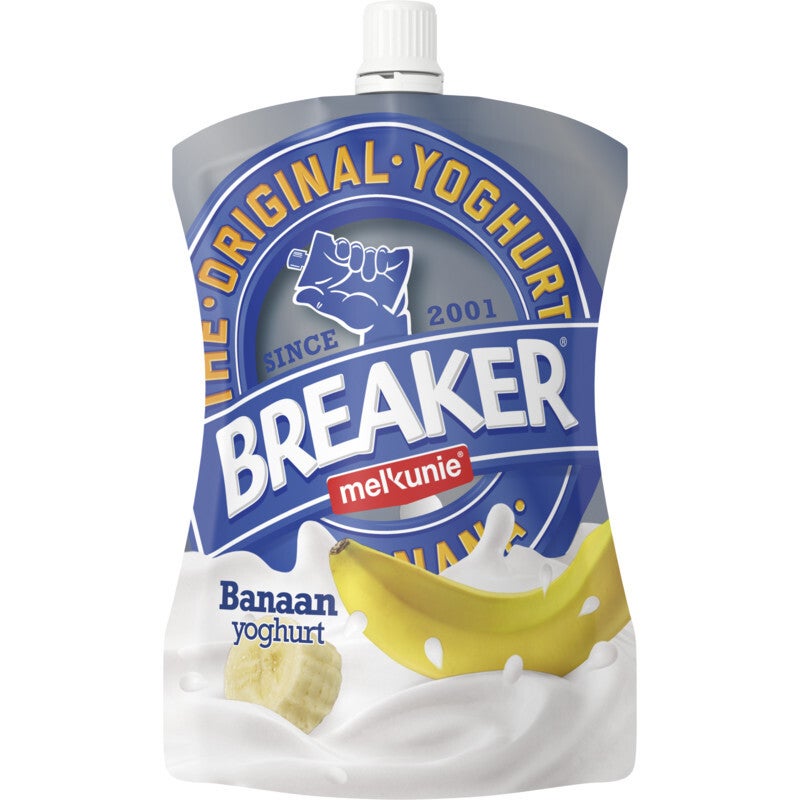 Melkunie Breaker yoghurt banaan