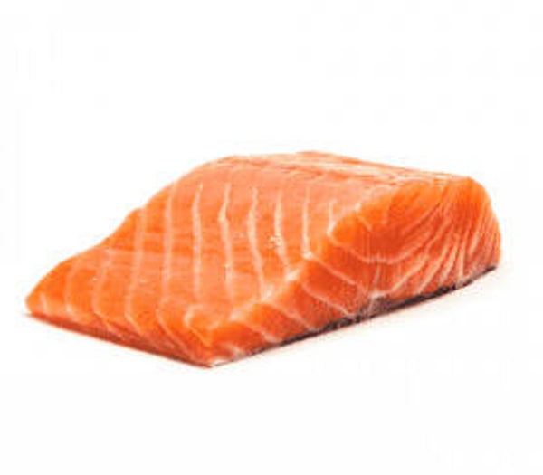 Zalm op huid 1 stuk